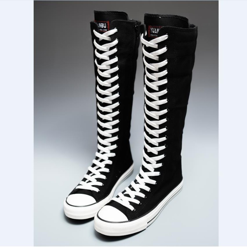 Women'S Fashion Boots 2025 - 2025 New High Top Canvas Shoes