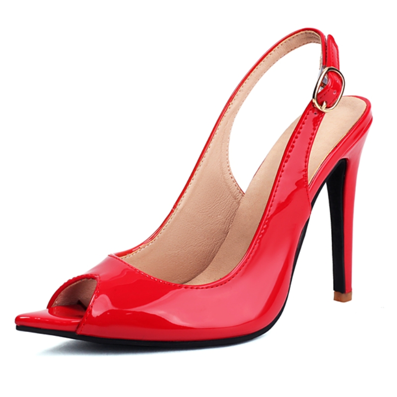 Women'S Fashion Summer 2025 - Sexy Red Women's Sandals Summer Shoes