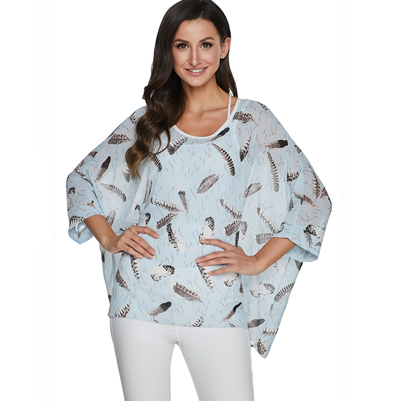 Wrap Blouse Chiffon - BHflutter camisas mujer 2020 Women Blouses
