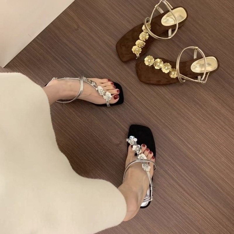 Women'S Fashion Summer 2025 - French Niche Fairy Style Toe Sandals