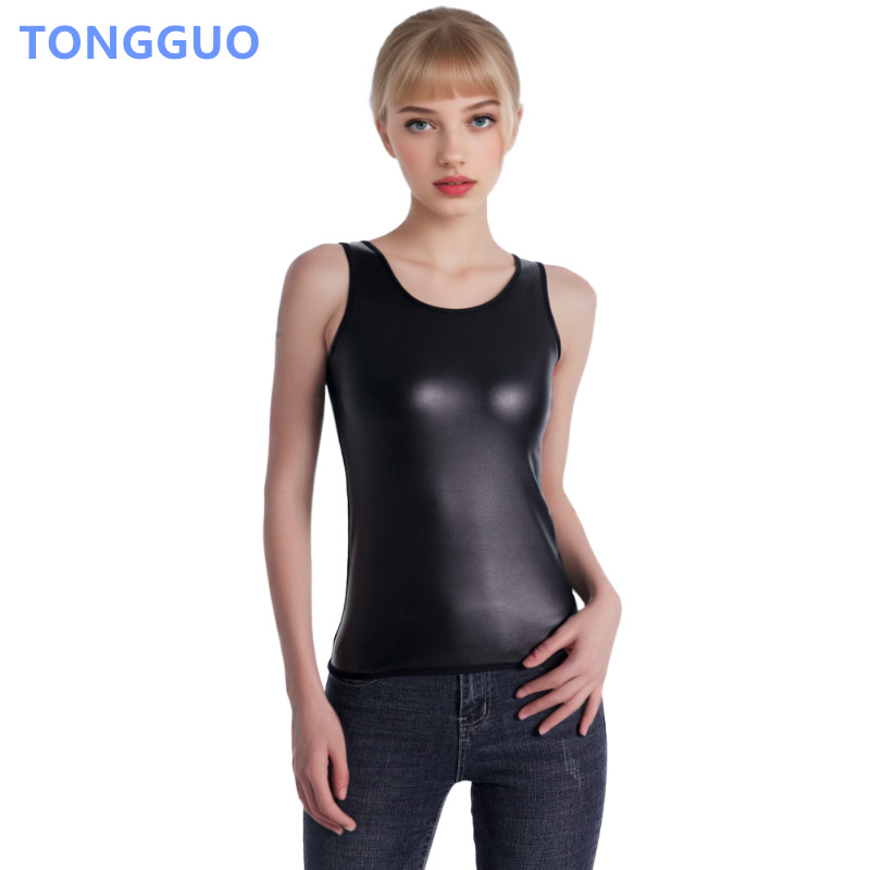 Women'S Fashion Vest Tops - Cool girl New style O Neck