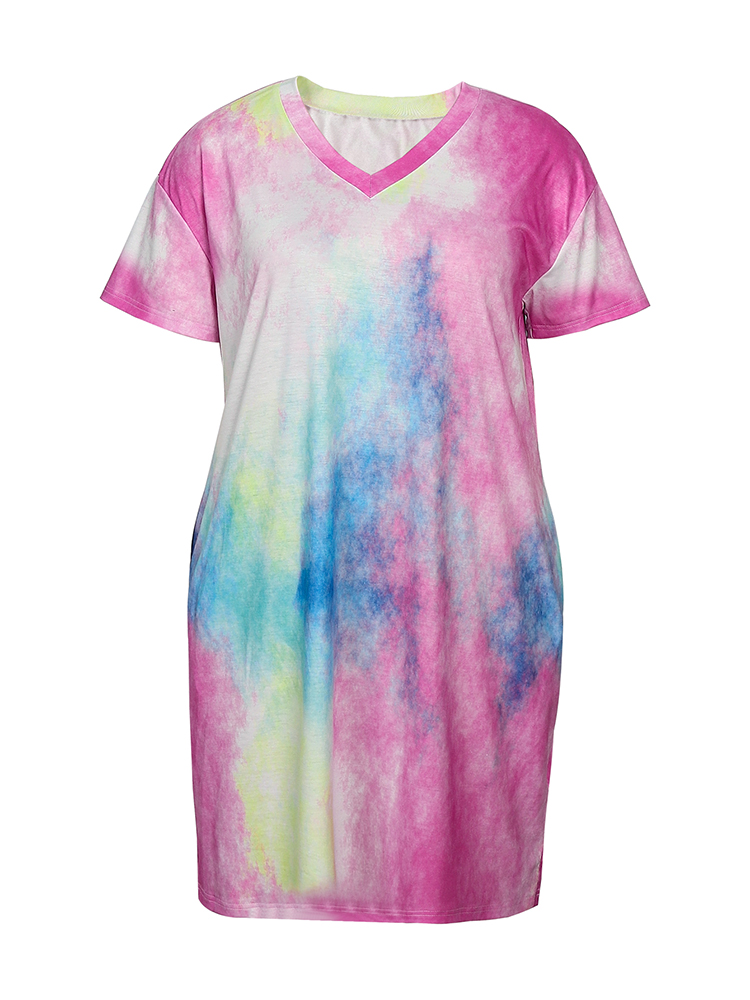 Plus Size Women's Casual Dress - Belted Shirt Dress 评论和价格