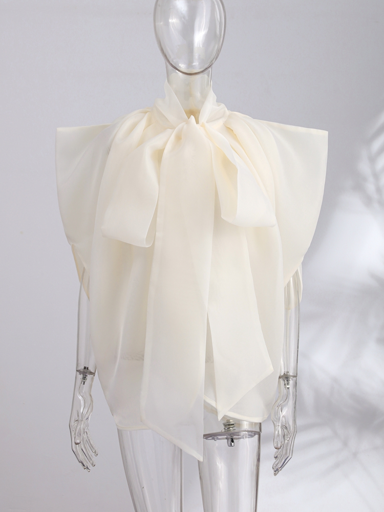 Fashion Women Top Sleeveless B - Wrap Blouse Chiffon 评论和价格