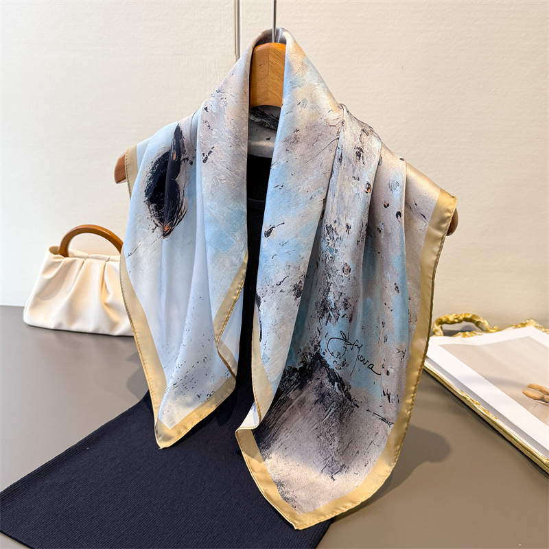 Luxury Fashion 70cm Square Sca - Women Fashion Necktie 评论和价格