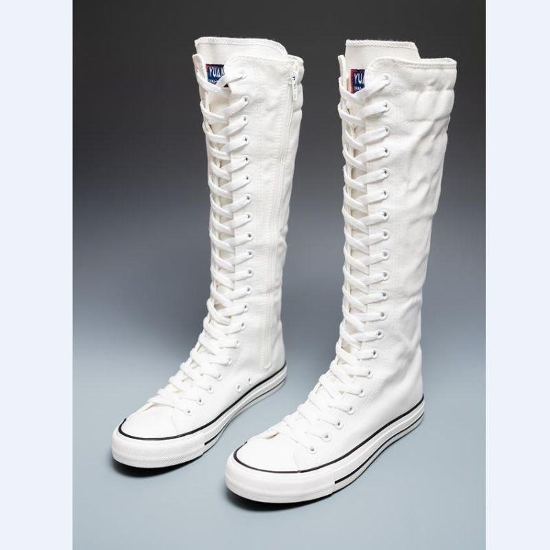 2025 New High Top Canvas Shoes - Women'S Fashion Boots 2025 评论和价格