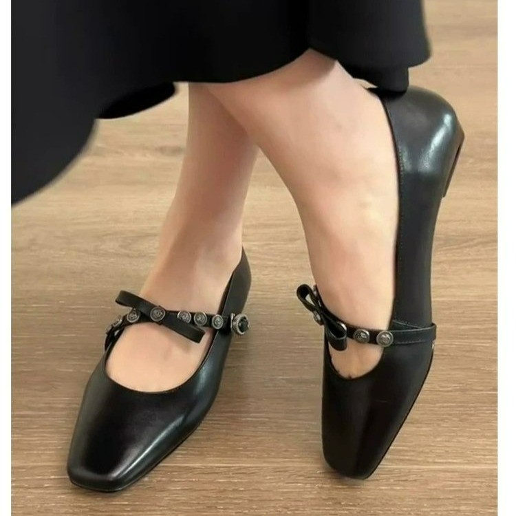 French-style Bow Square-toe Ch - Women'S Fashion For Summer 2026 评论和价格