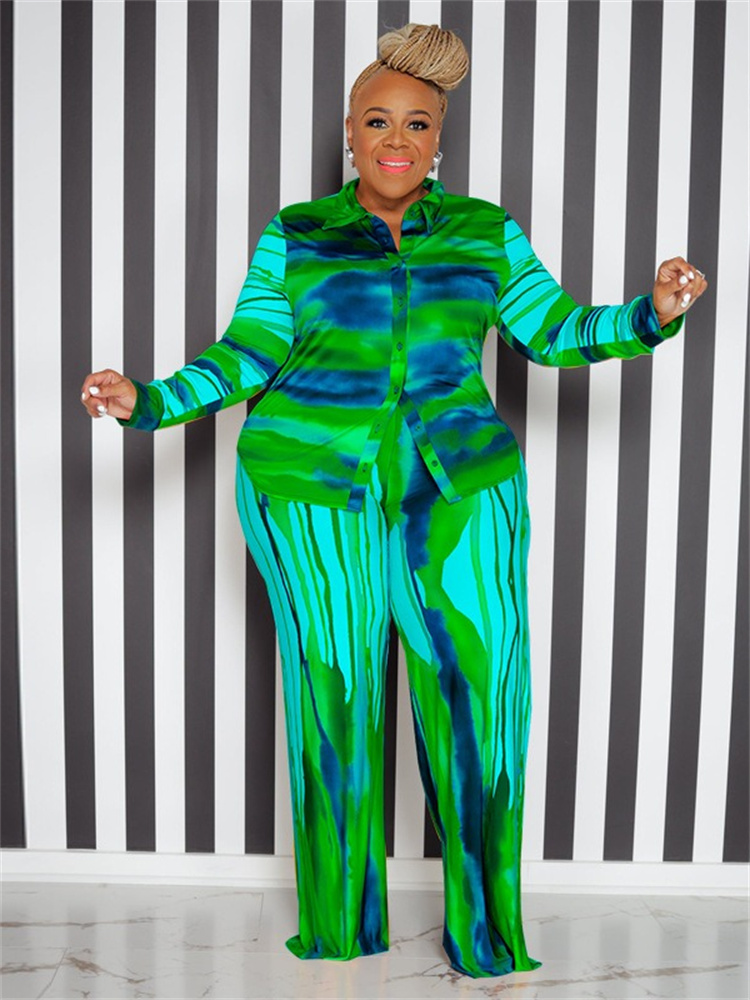Wmstar Plus Size Two Piece Out - Tie Dye Two Piece 评论和价格