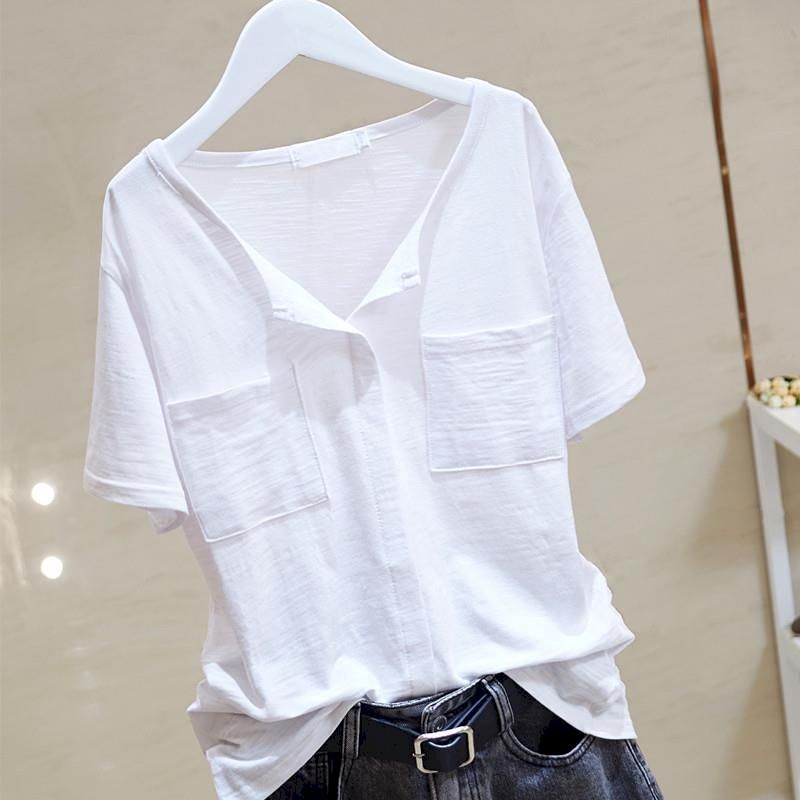 Summer Trend Slub Cotton T Shi - Women'S Fashion Trends 2026 Spring Summer 评论和价格