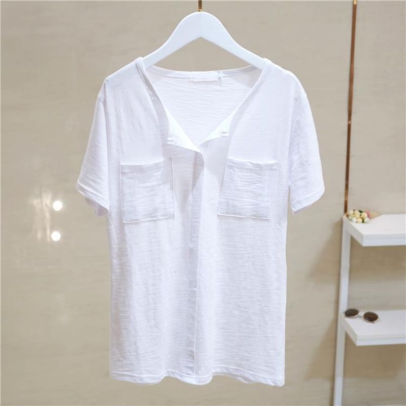 Summer Trend Slub Cotton T Shi - Women'S Fashion Trends 2026 Spring Summer 评论和价格