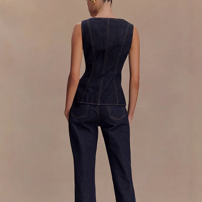 Summer Denim Pant Sets Women 2 - Women Fashion Jeans Top 评论和价格