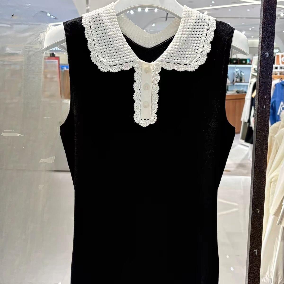 Women Lapel Knit Golf Vest 202 - Women'S Fashion Vest Tops 评论和价格
