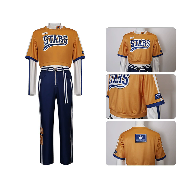 Tenma Tsukasa Cosplay Costume  - Belted Shirt Dress 评论和价格