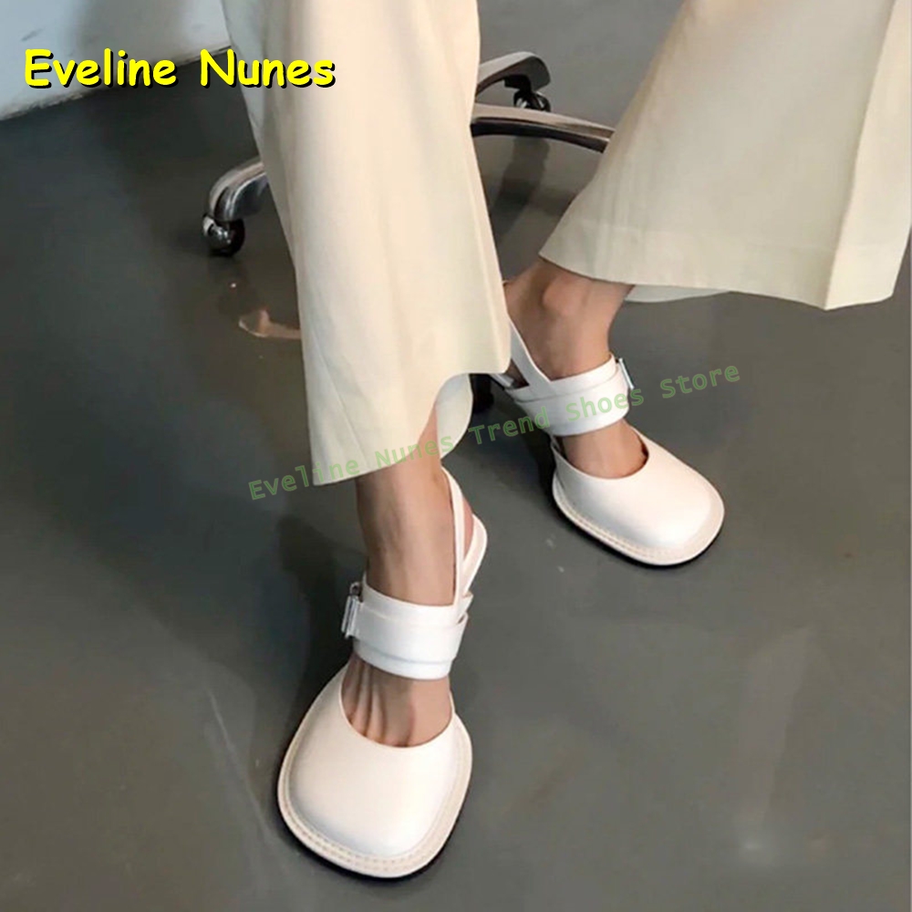 Women's Black Square Toe Buckl - Women'S Fashion Sandals 评论和价格