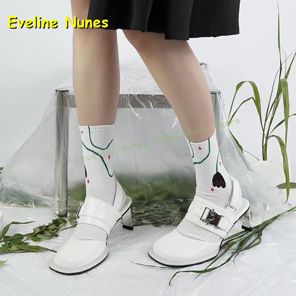 Women's Black Square Toe Buckl - Women'S Fashion Sandals 评论和价格