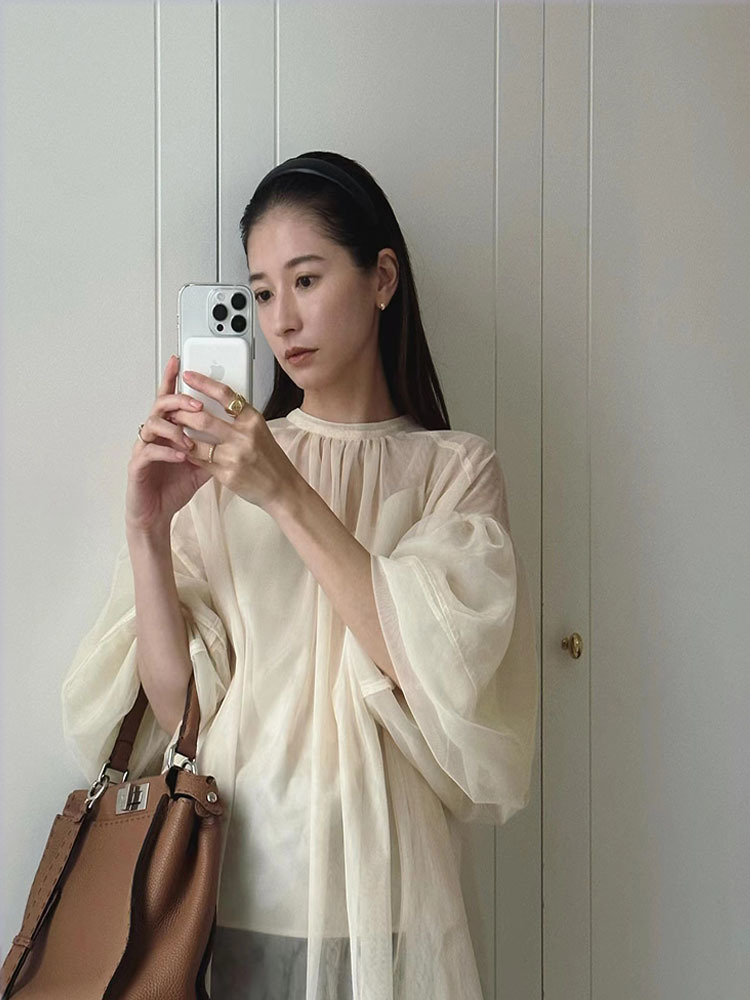 Two piece set for women's retr - Wrap Blouse Chiffon 评论和价格
