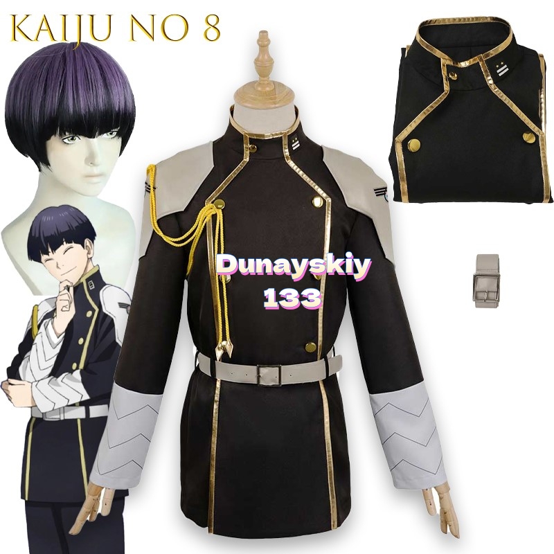 Anime No 8 Kaiju Cosplay Fanta - Belted Shirt Dress 评论和价格