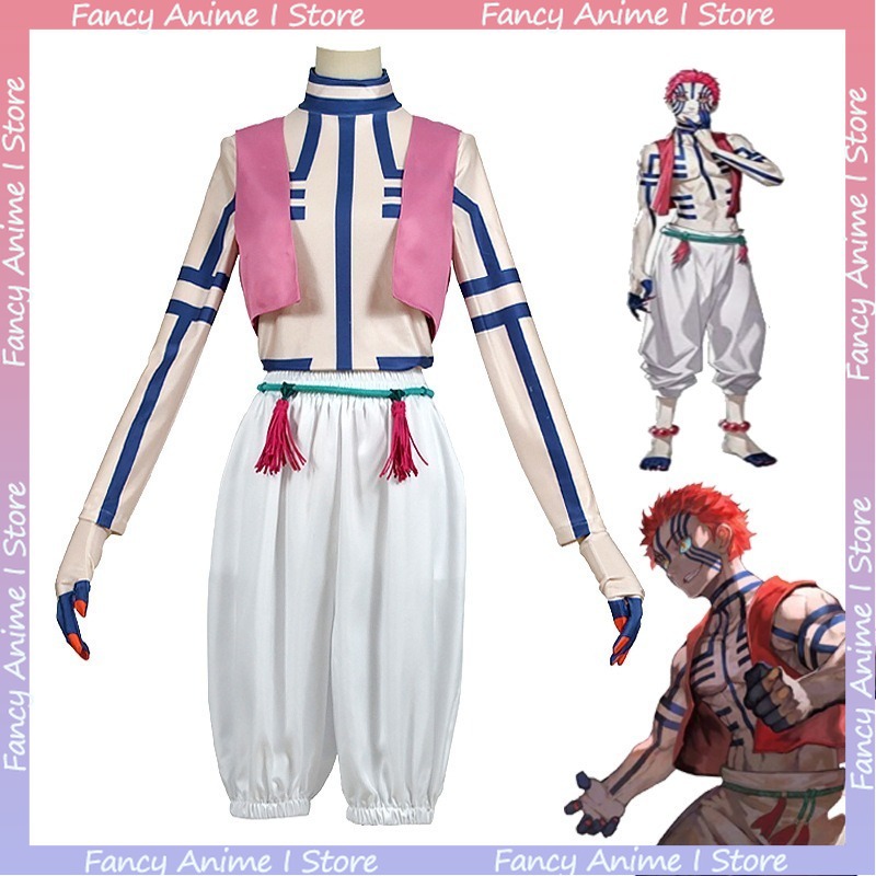 Anime Akaza Copsplay Costume H - Women'S Fashion Vest Tops 评论和价格