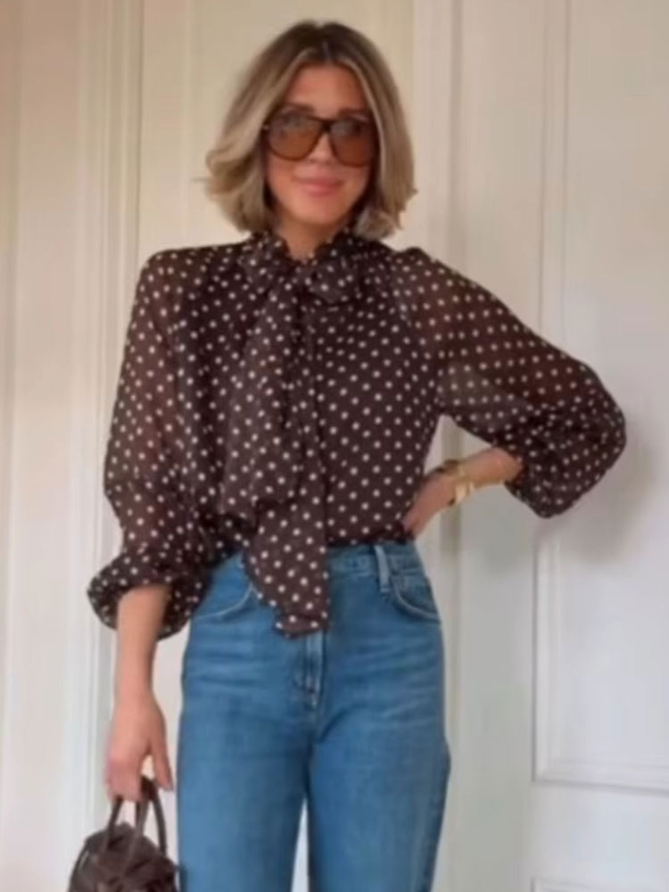 HH Women Fashion Vintage Polka - Women'S Fashion Trends 2026 Spring Summer 评论和价格