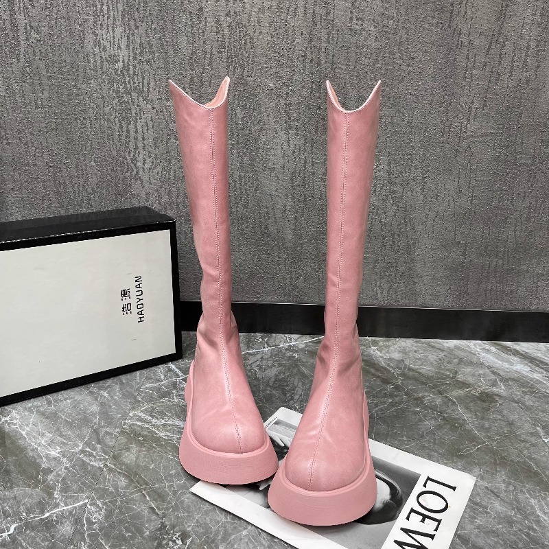 Women's New Simple Solid Color - Women'S Fashion Knee High Boots 评论和价格