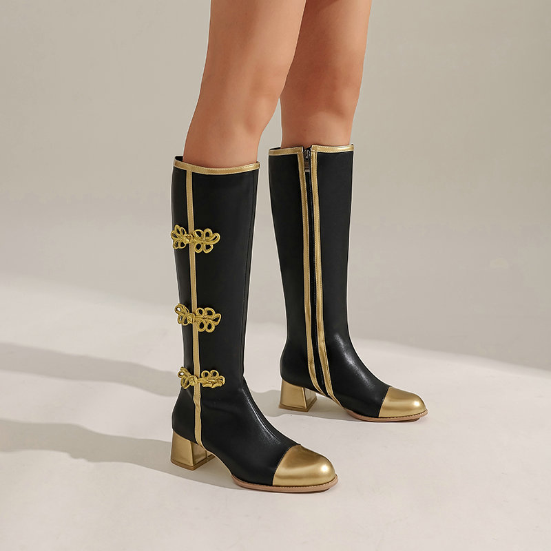 Big Size Fashion Knee High Boo - Women'S Fashion Knee High Boots 评论和价格