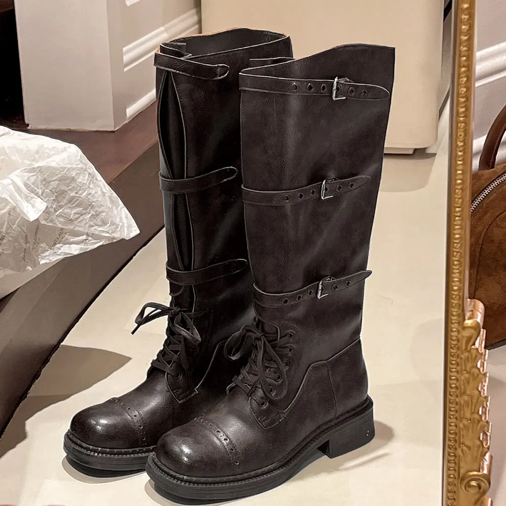 Women's Knee High Boots Vintag - Women'S Fashion Knee High Boots 评论和价格