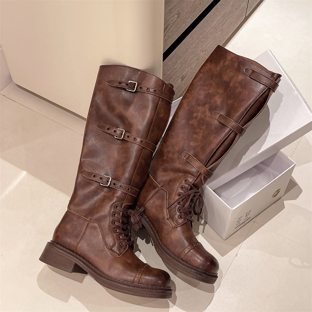 Women's Knee High Boots Vintag - Women'S Fashion Knee High Boots 评论和价格