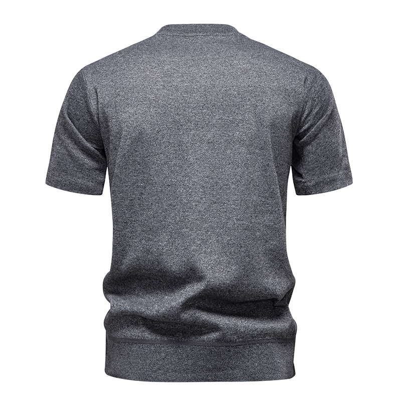 Men's Knit Pullovers Short Sle - Ribbed Knit Sweater 评论和价格