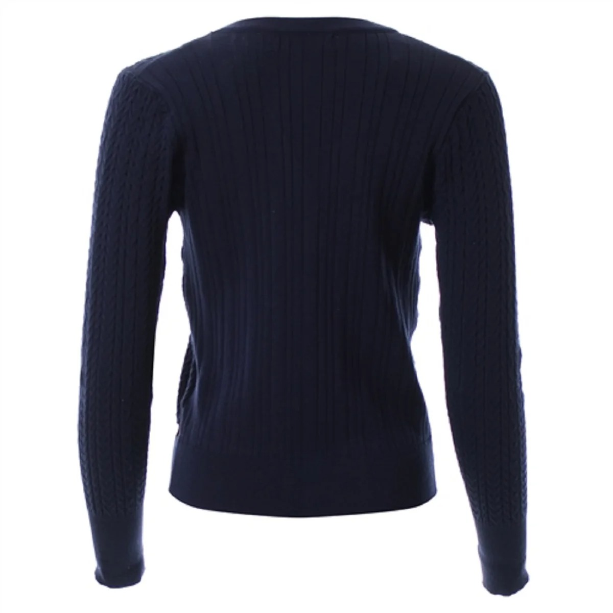 Plus Size Women's Button Down  - Ribbed Knit Sweater 评论和价格