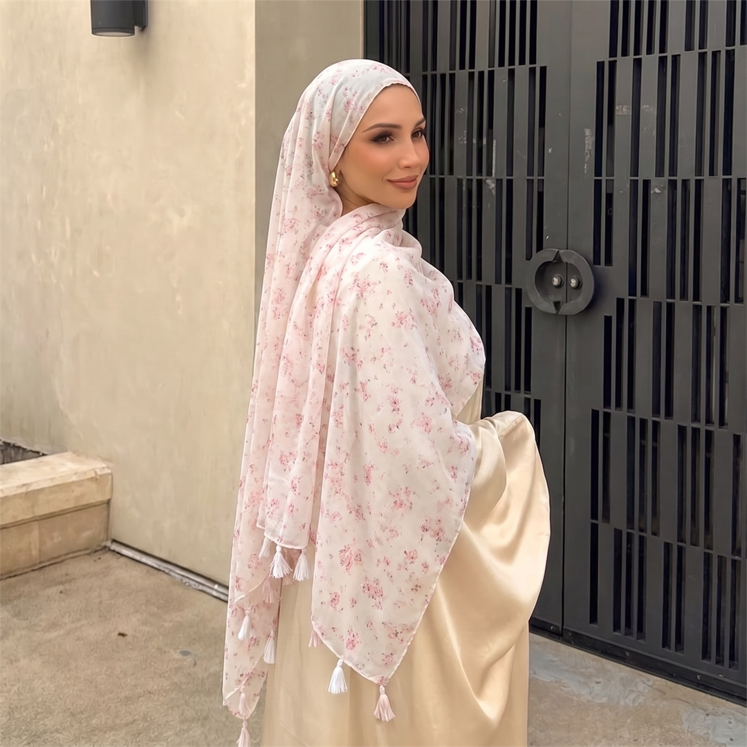 Fashion Women Tassel Hijab Sof - Women'S Fashion Trends 评论和价格
