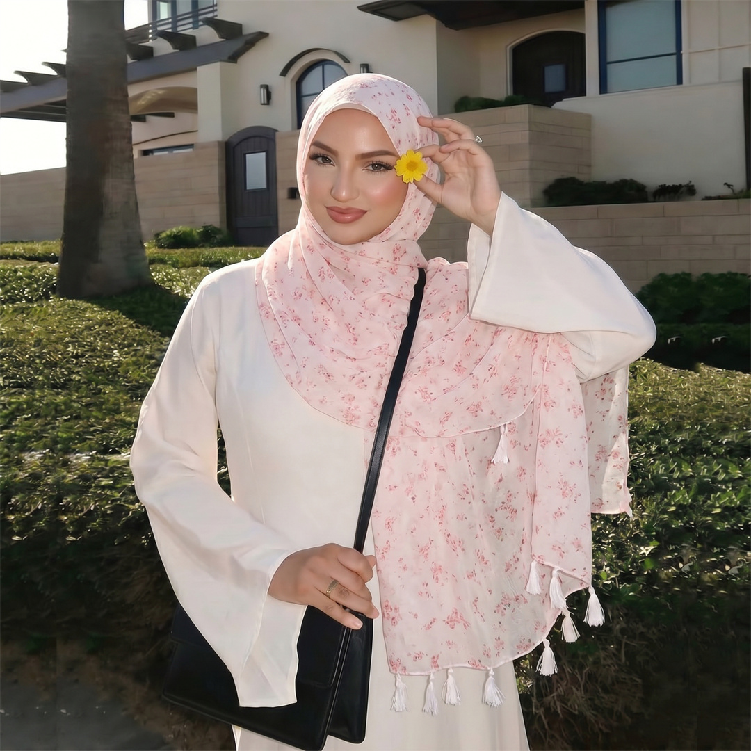 Fashion Women Tassel Hijab Sof - Women'S Fashion Trends 评论和价格