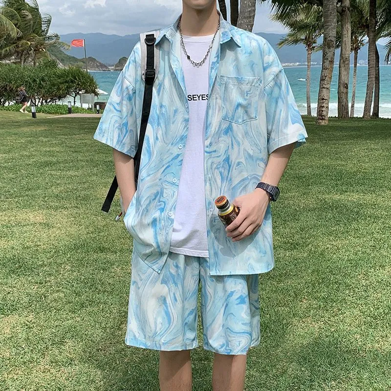 Men's Hawaiian Beach Tie Dye S - Tie Dye Two Piece 评论和价格