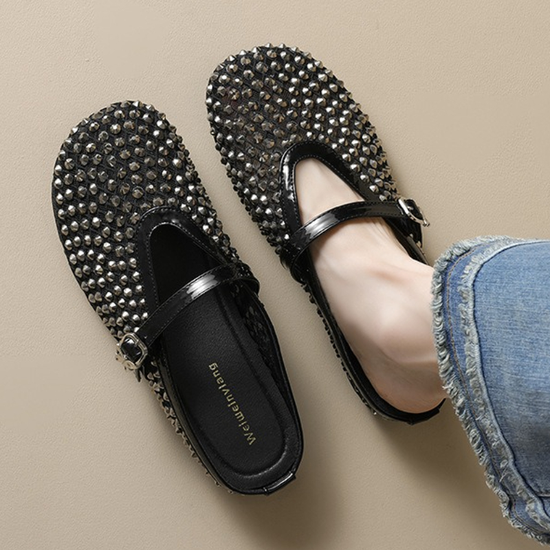 Mesh Rhinestone Brand Slippers - Women'S Fashion Sandals 评论和价格