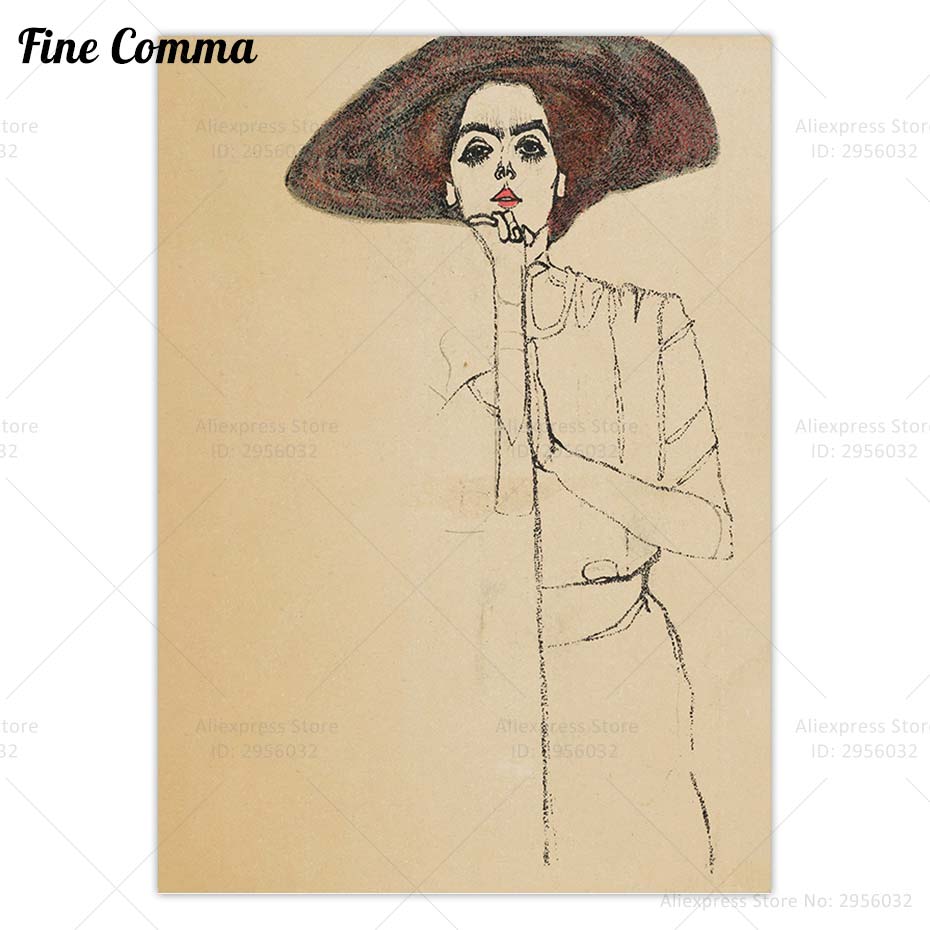 Portrait of a Woman Egon Schie - Women Fashion Pose 评论和价格