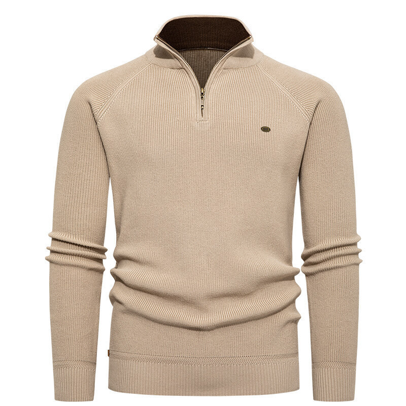 Men's Light Blue Ribbed Knit H - Ribbed Knit Sweater 评论和价格
