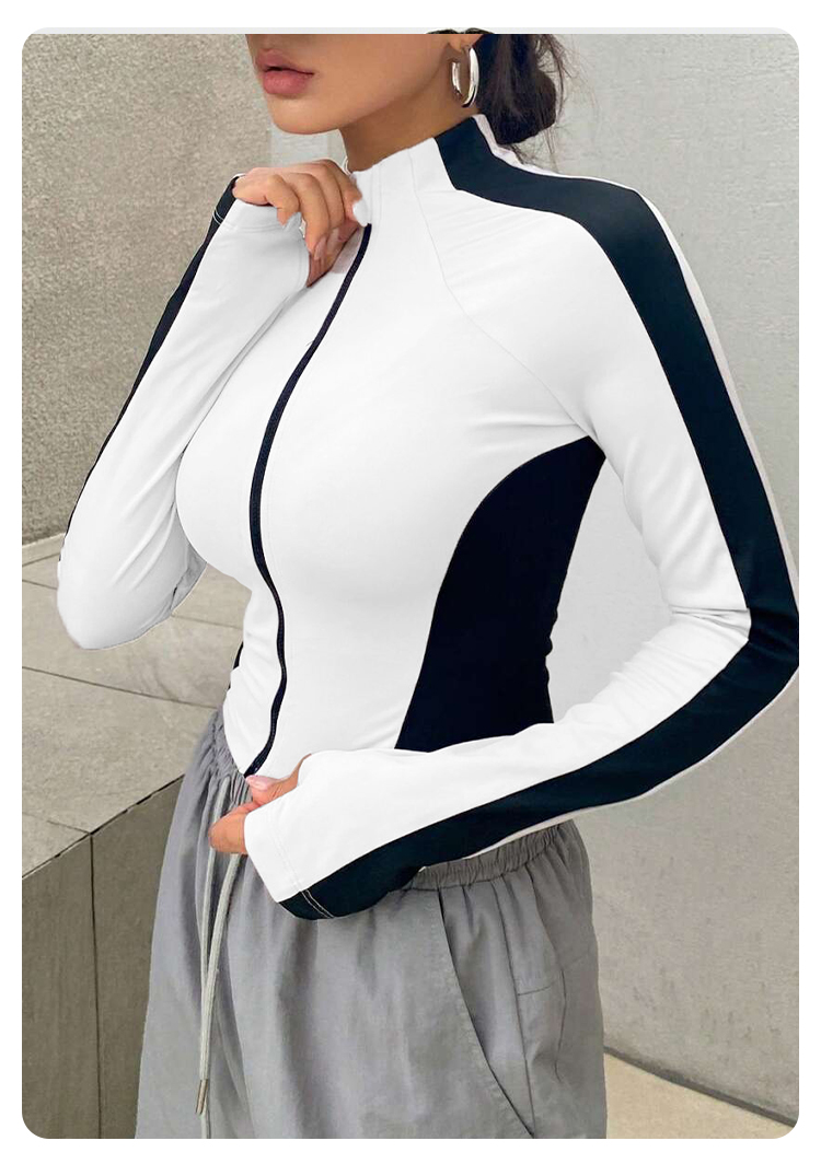 Yoga Clothes Stand Up Collar J - Women'S Fashion Trends 评论和价格