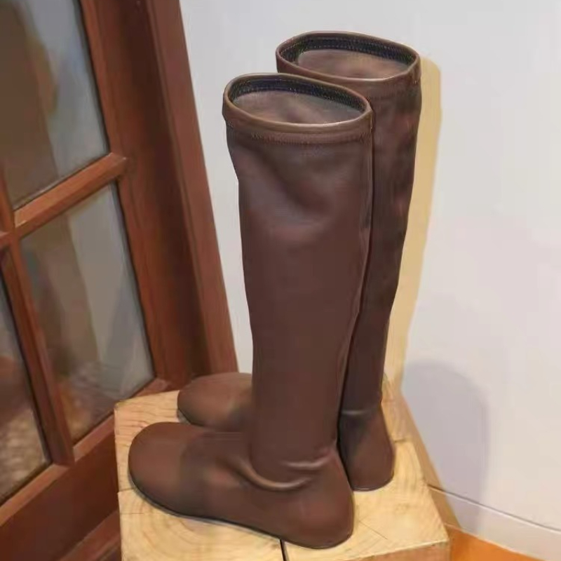 2025 New Women High Boots Flat - Women'S Fashion Boots 2025 评论和价格