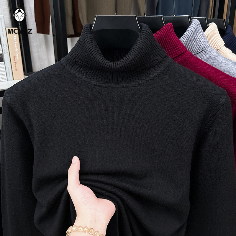Mens Relaxed Turtleneck Knit S - Ribbed Knit Sweater 评论和价格