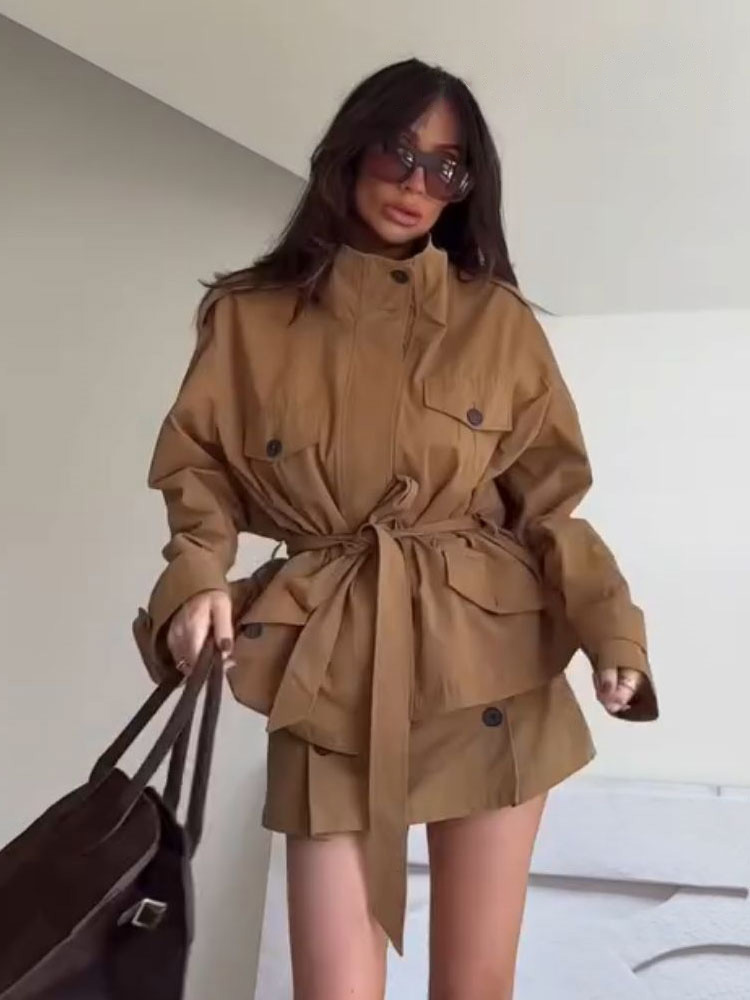 HH Women 2-Piece Set Fashion S - Belted Shirt Dress 评论和价格