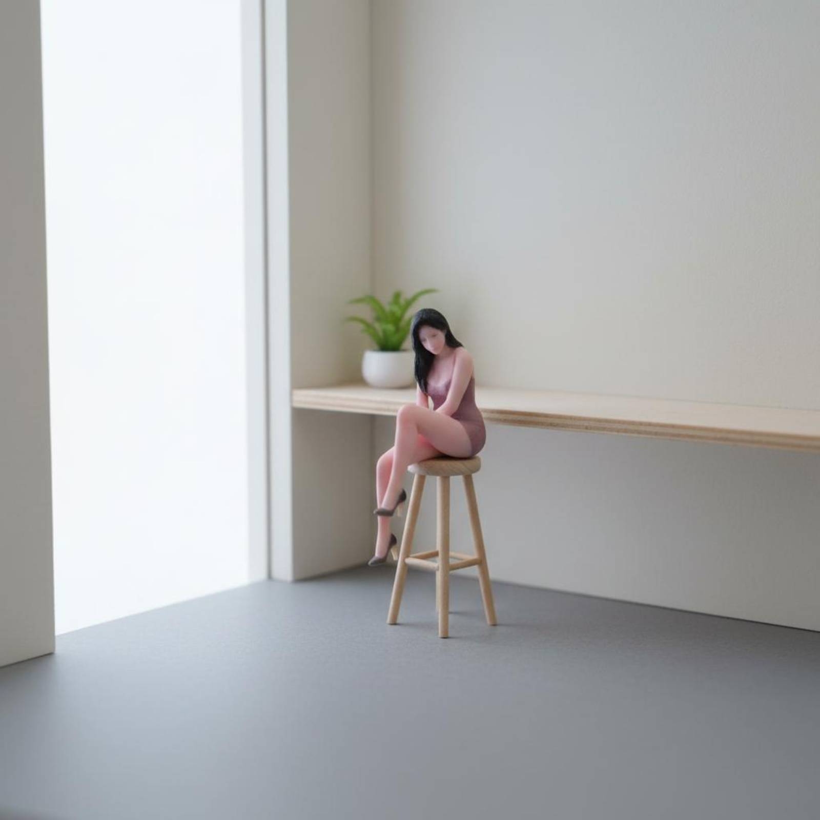 Seated Woman Figurine Posed Mi - Women Fashion Pose 评论和价格