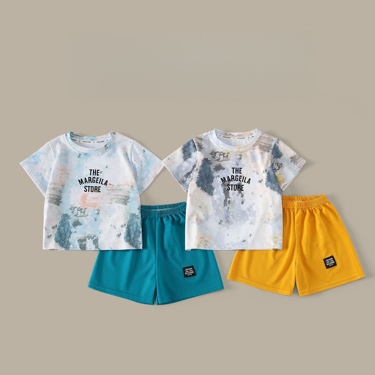 Kids Summer Tie Dye Two Piece  - Tie Dye Two Piece 评论和价格