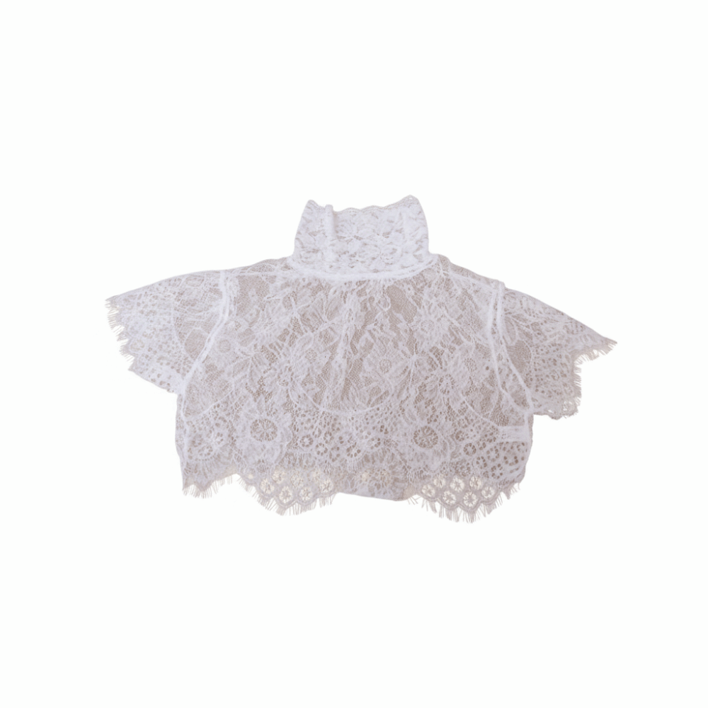 Shawl Wrap Detachable Fake Col - Wrap Blouse Chiffon 评论和价格