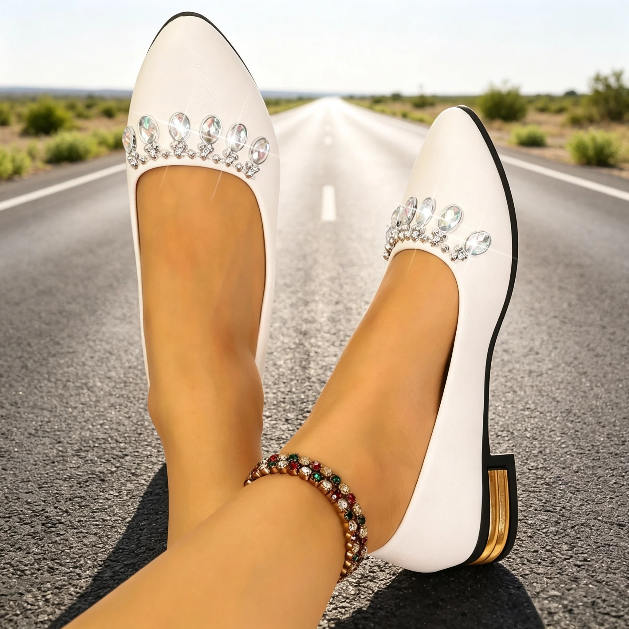 Women Flats Pointed Toe Ballet - Women'S Fashion Loafers 评论和价格