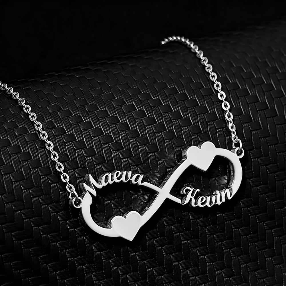 Custom Name Necklace Infinity  - Women Fashion Names 评论和价格