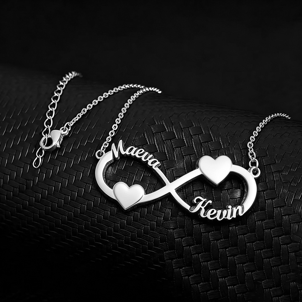 Custom Name Necklace Infinity  - Women Fashion Names 评论和价格