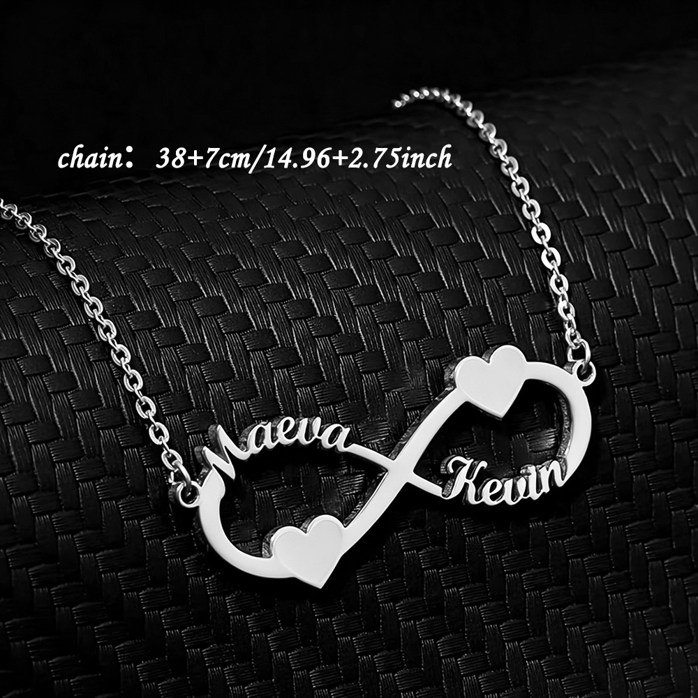 Custom Name Necklace Infinity  - Women Fashion Names 评论和价格