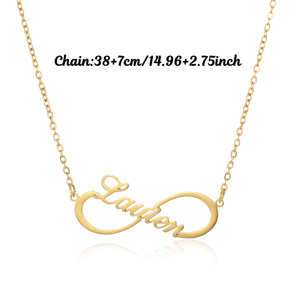 Custom Name Infinity Necklaces - Women Fashion Names 评论和价格