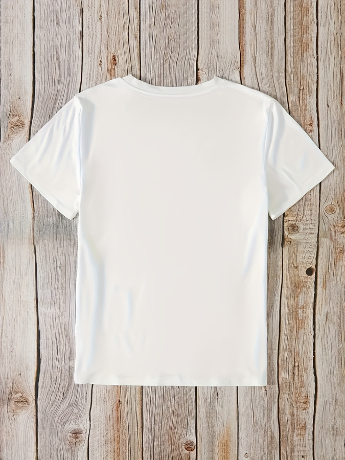 Cartoon Donut Print T-shirt, S - Women'S Fashion Trends 2026 Spring Summer 评论和价格