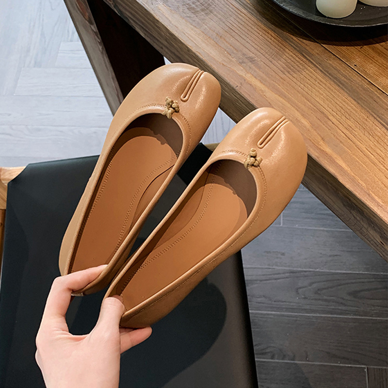Women's Vintage Split Toe Mary - Women'S Fashion Loafers 评论和价格