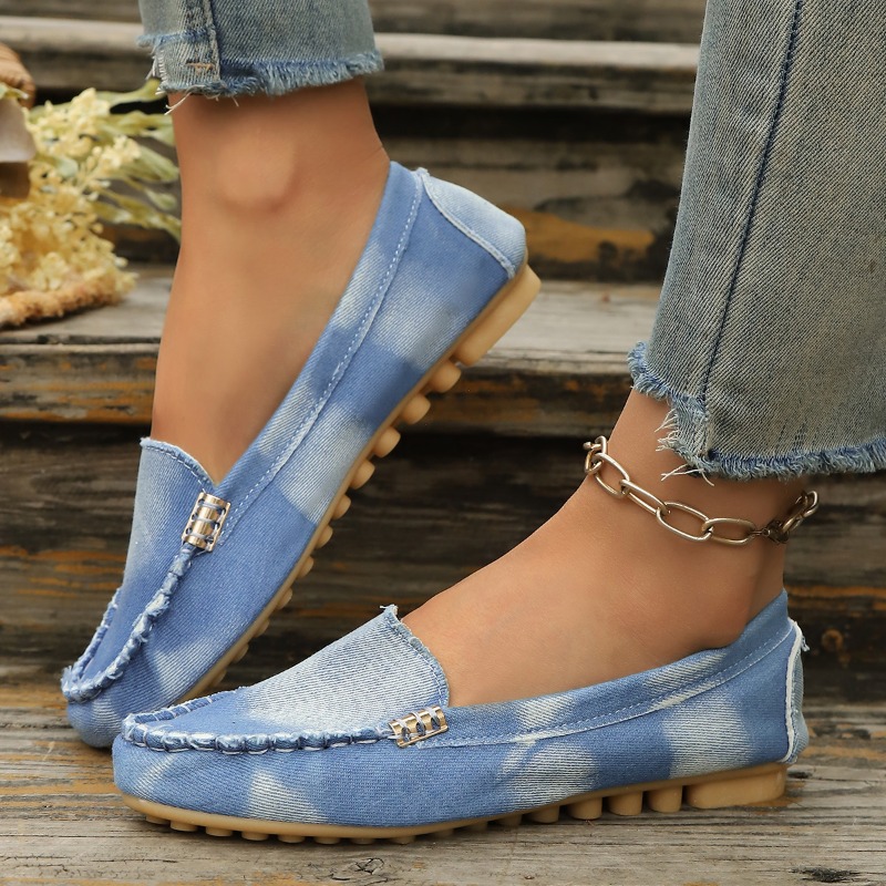 Fashion Light Blue Denim Mocca - Women'S Fashion Loafers 评论和价格