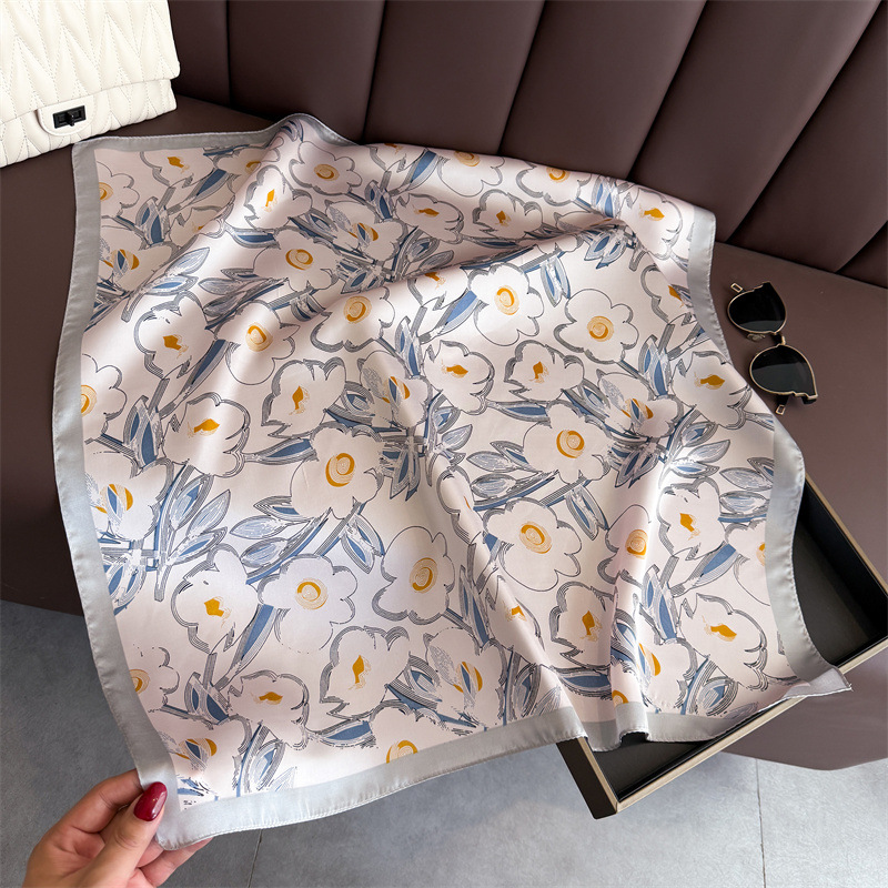 70cm Silk Satin Headkerchief W - Women Fashion Necktie 评论和价格